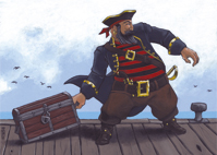 Pirat, Seemann, Kapitän