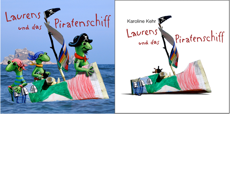 "Laurens und das Piratenschiff", Cover und Innentitel