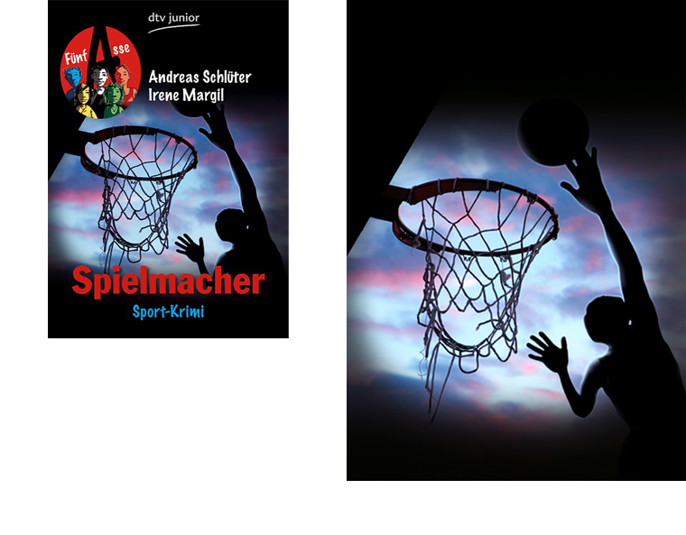 Cover fr Sport-Krimi-Reihe fr Kinder "5 Asse", dtv junior 2009, ISBN 978-3-423-71368-9