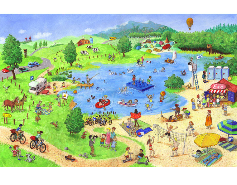 "Mein großes Wimmelbuch Jahreszeiten", Kaufmann Verlag 2013