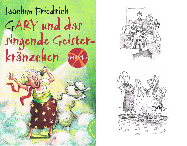 "Amanda X - Gary und das singende Geisterkrnzchen" von Joachim Friedrich, Thienemann 2005