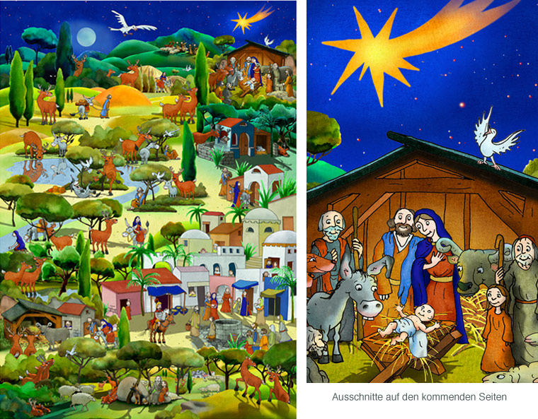 Adventskalender "Wie Aaron nach Bethlehem kam", Bergmoser und Hller 2005