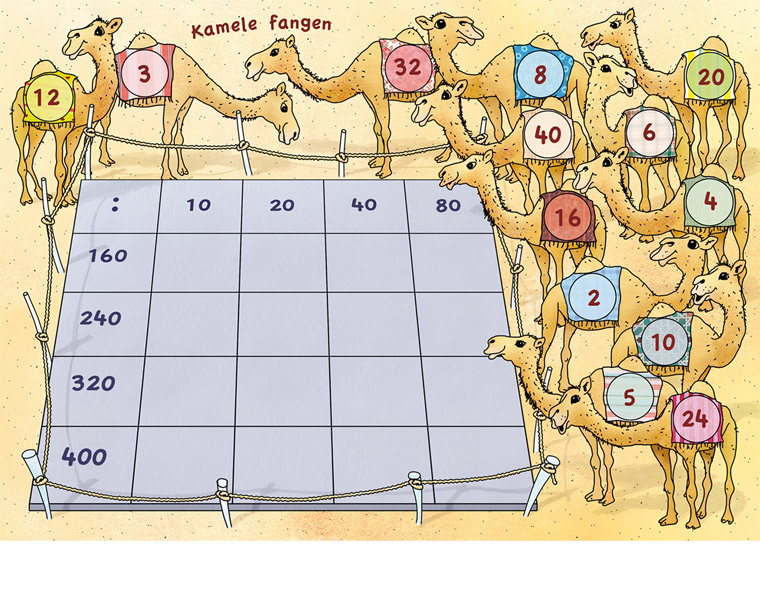 "Kamele fangen",  Flex und Flo Spielebox 3/4, Diesterweg Verlag 2010