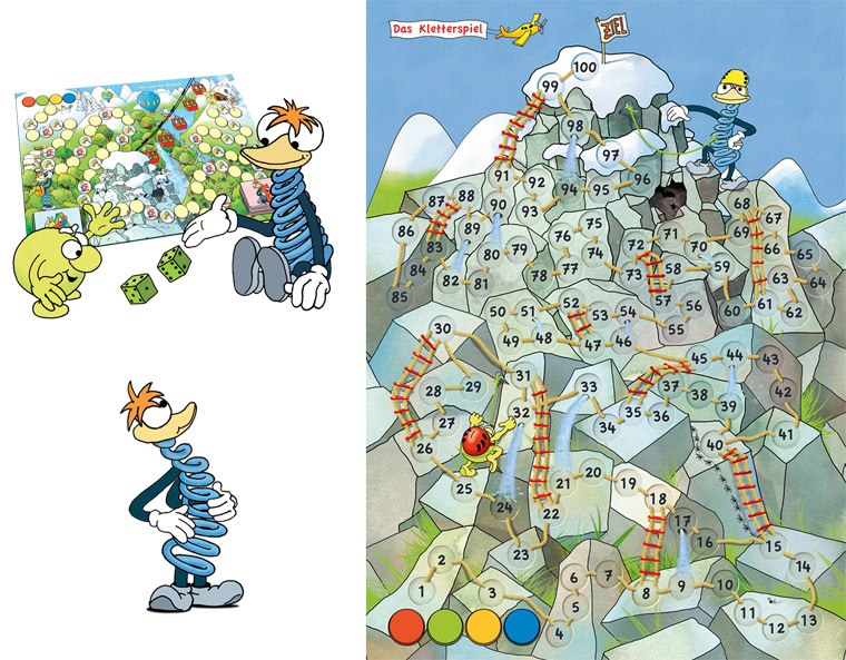 "Das Kletterspiel", Flex und Flo Spielebox 2, Diesterweg Verlag 2009