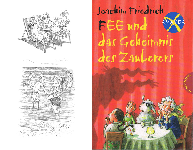 "Amanda X - Fee und das Geheimnis des Zauberers" von Joachim Friedrich, Thienemann 2004