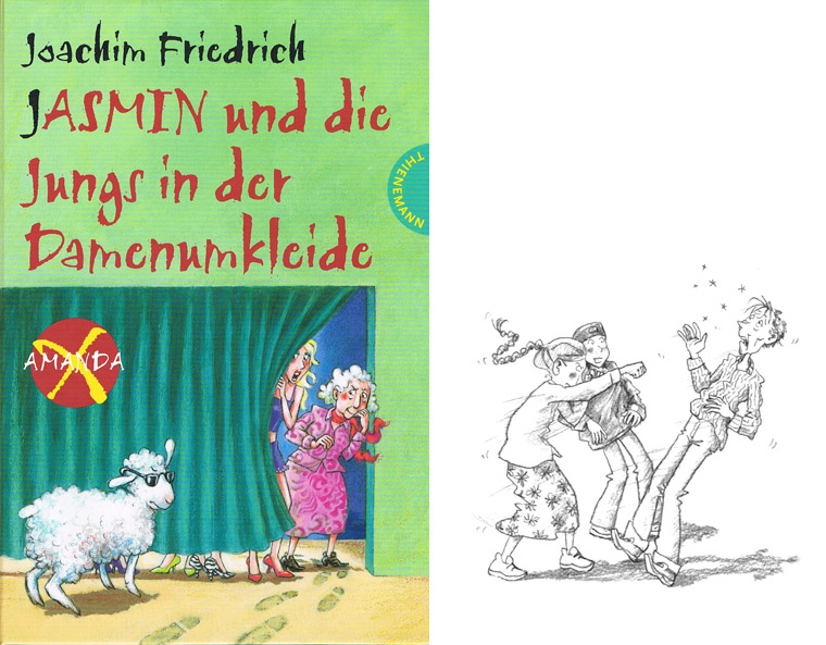 "Amanda X - Jasmin und die Jungs in der Damenumkleide" von Joachim Friedrich, Thienemann 2009