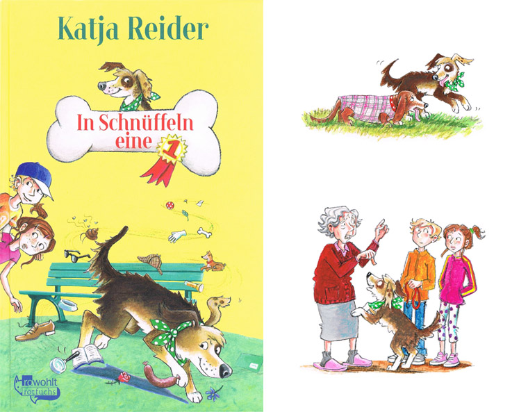 "In Schnueffeln eine 1" (Bd. 1) von Katja Reider, Rowohlt 2016