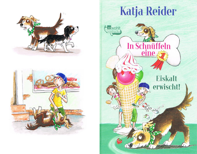 "In Schnueffeln eine 1 - Eiskalt erwischt!" (Bd. 2) von Katja Reider, Rowohlt 2017