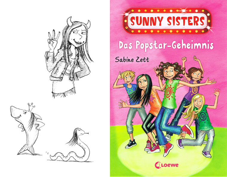 "Sunny Sisters - Das Popstar-Geheimnis" (Bd. 2) von Sabine Zett, Loewe 2013