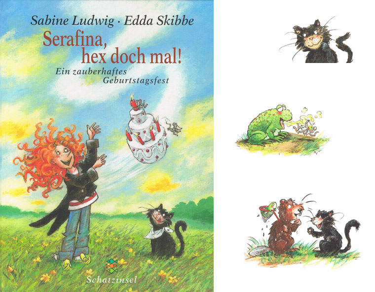 Bilderbuchcover "Serafina, hex doch mal" von Sabine Ludwig, Fischer 2002