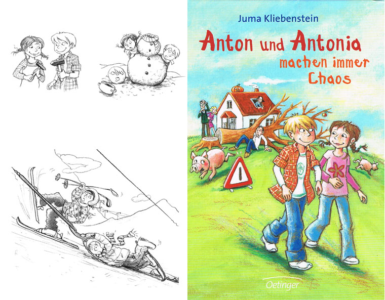 "Anton und Antonia machen immer Chaos" von Juma Kliebenstein, Oetinger 2010