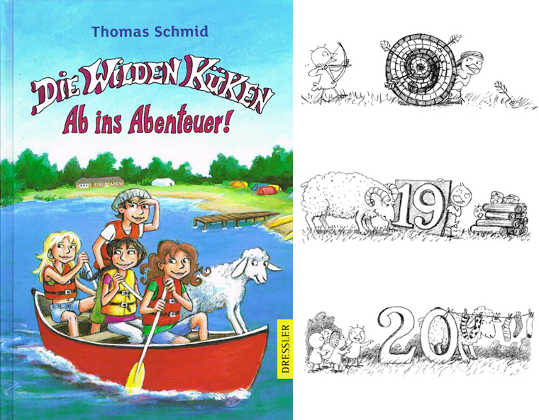 "Die wilden Kken - Ab ins Abenteuer!" (Bd. 6), von Thomas Schmid, Dressler 2012