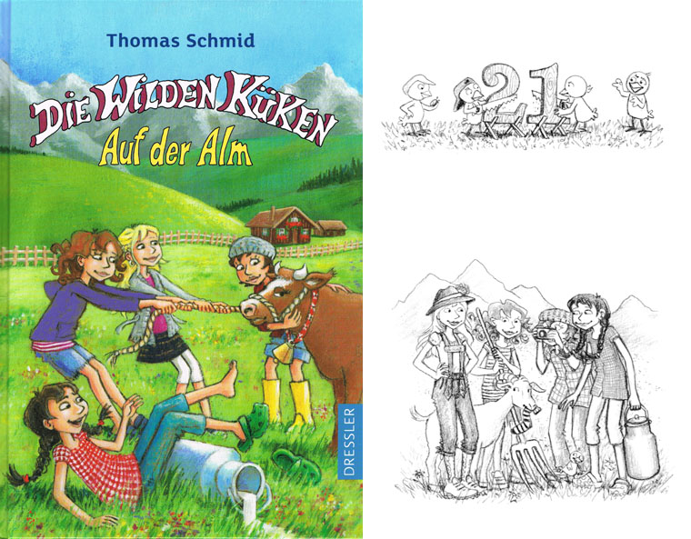 "Die wilden Kken - Auf der Alm" (Bd. 8), von Thomas Schmid, Dressler 2013