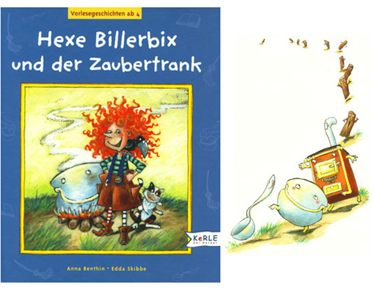 "Hexe Billerbix und der Zaubertrank" von Anna Benthin, Kerle 2004